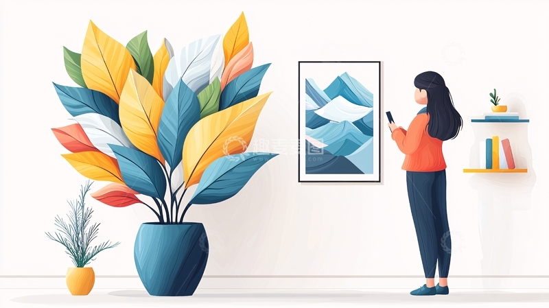 高清大图下载【趣麦麦图】室内装饰与艺术氛围