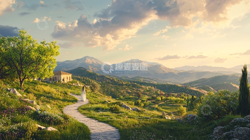 高清大图下载【趣麦麦图】乡村田园风光