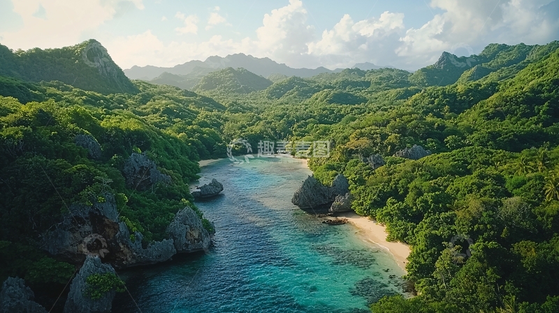 高清大图下载【趣麦麦图】热带岛屿高清图片