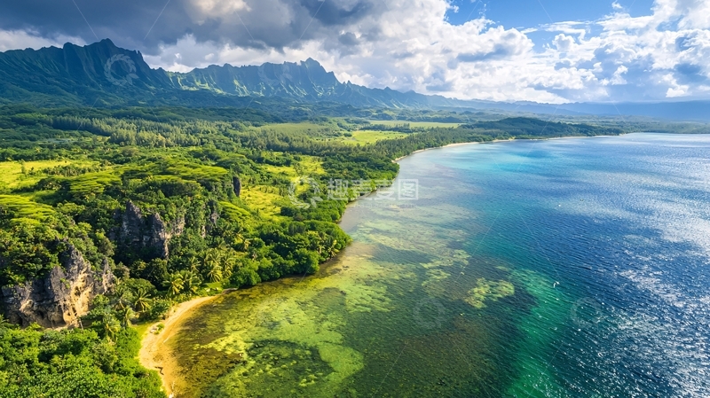 高清大图下载【趣麦麦图】热带海岸线风景