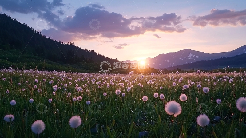 高清大图下载【趣麦麦图】日落时分高清图片