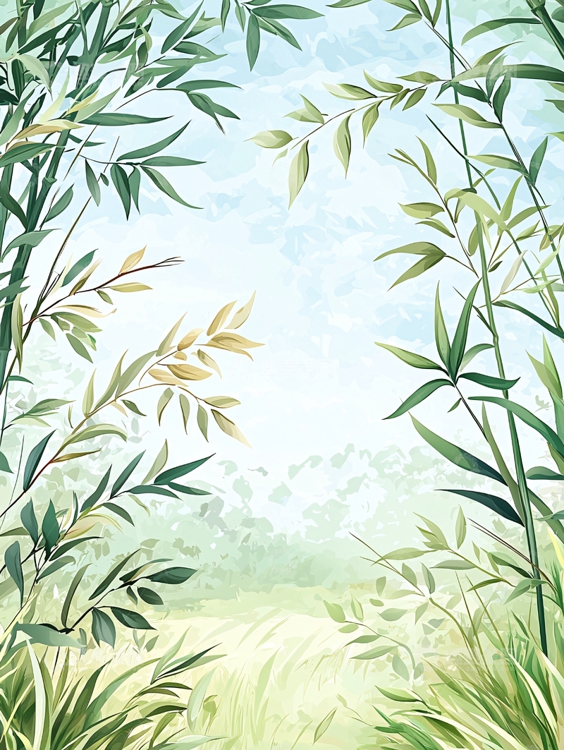 高清大图下载【趣麦麦图】竹林高清图片