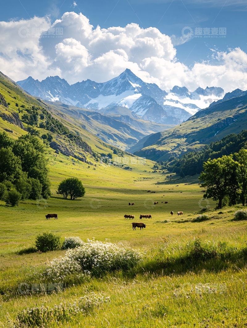 高清大图下载【趣麦麦图】壮丽山谷高清图片