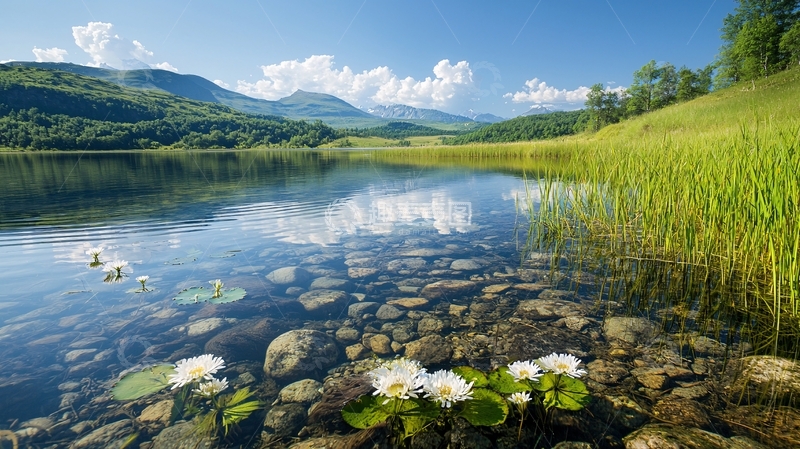 高清大图下载【趣麦麦图】湖面平静高清图片