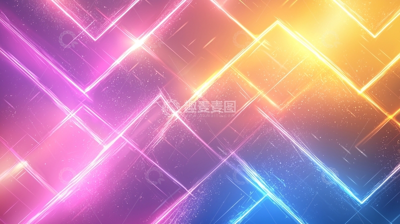 高清大图下载【趣麦麦图】科技感线条背景