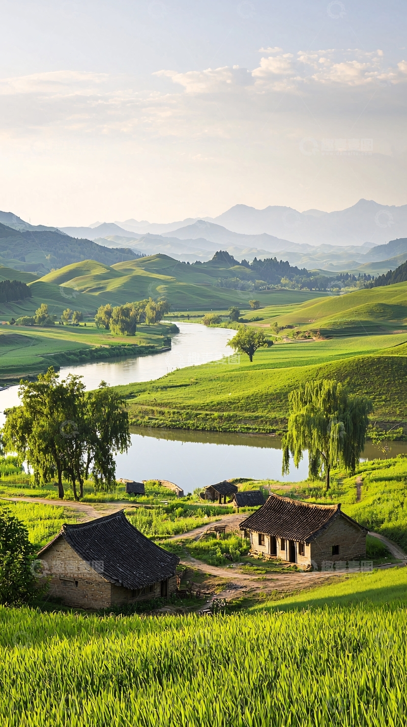 高清大图下载【趣麦麦图】-田园风光高清图片