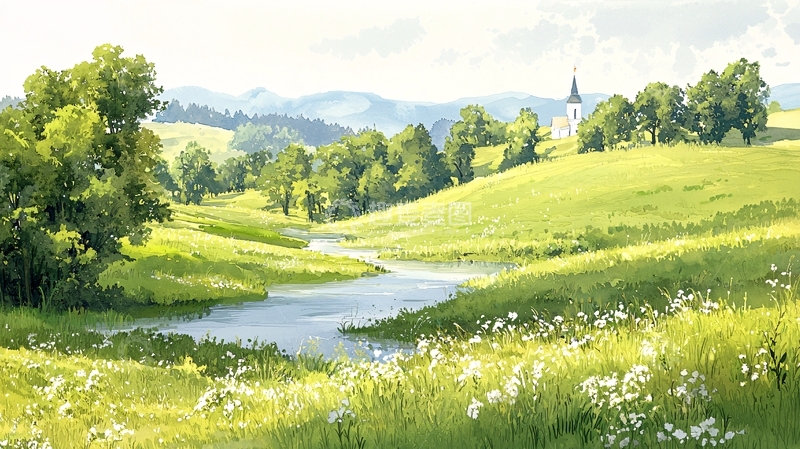 高清大图下载【趣麦麦图】乡村田园风光