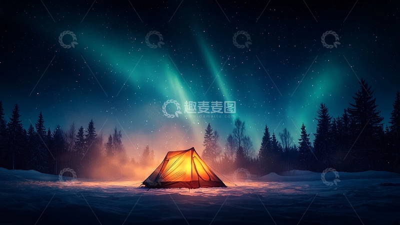 高清大图下载【趣麦麦图】夜幕下高清图片