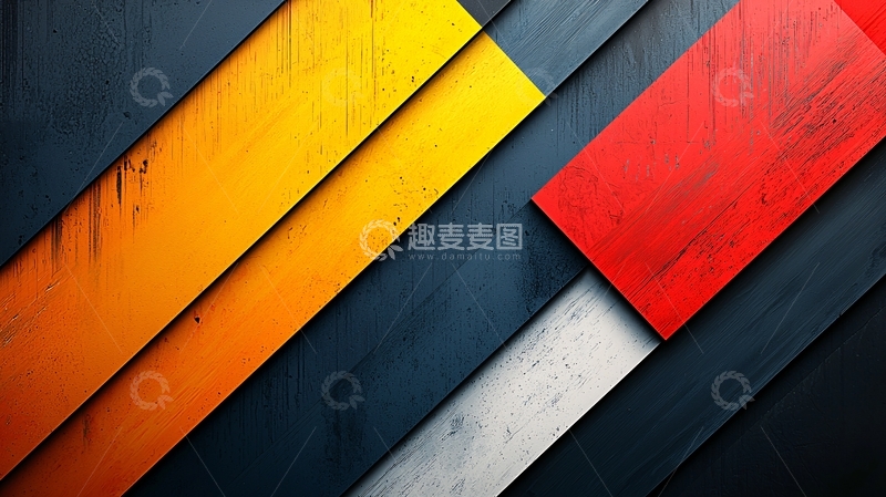 高清大图下载【趣麦麦图】抽象几何色彩拼接背景图