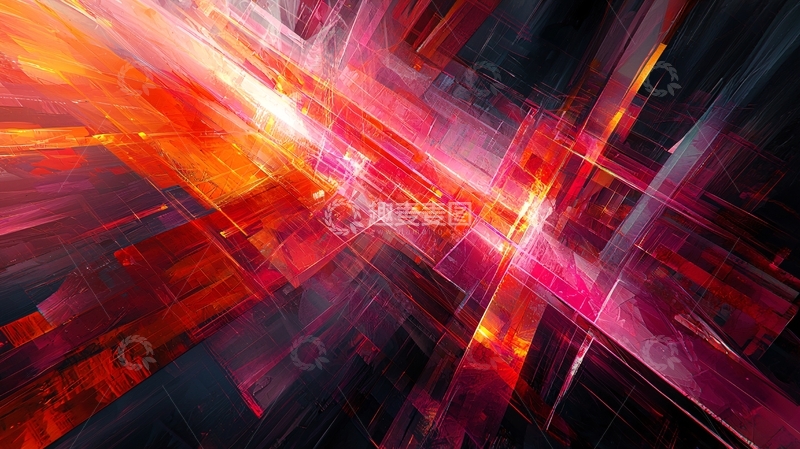 高清大图下载【趣麦麦图】未来科技抽象光影背景