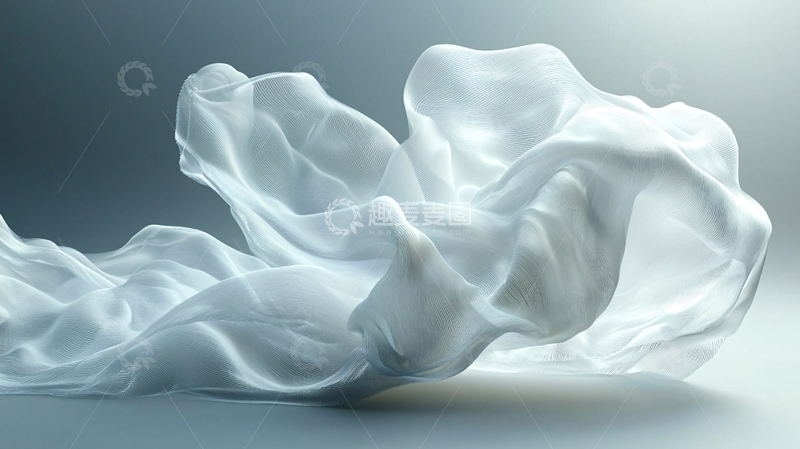 高清大图下载【趣麦麦图】飘逸纱布纹理背景