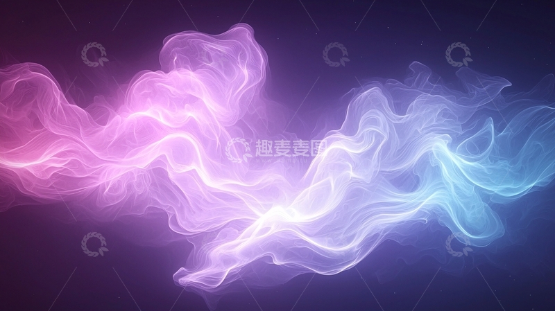 高清大图下载【趣麦麦图】梦幻色彩流动抽象背景