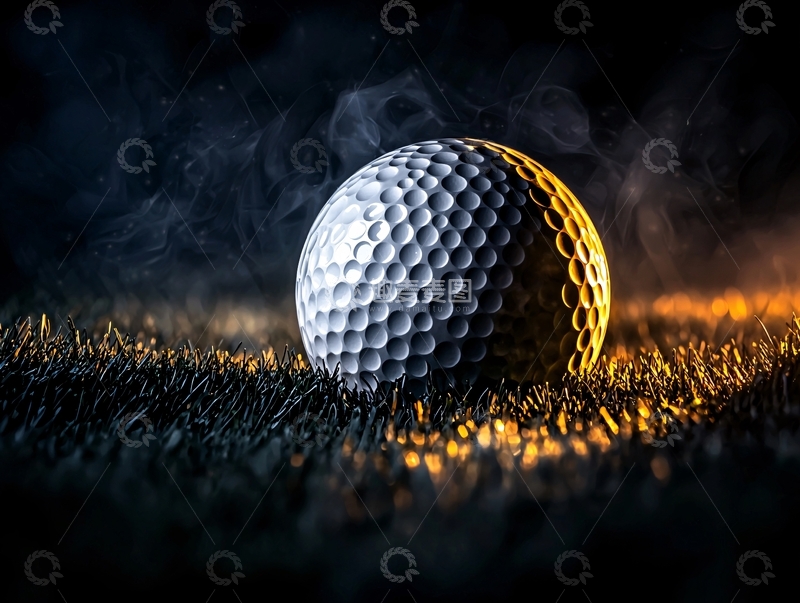 高清大图下载【趣麦麦图】高尔夫球在草地上