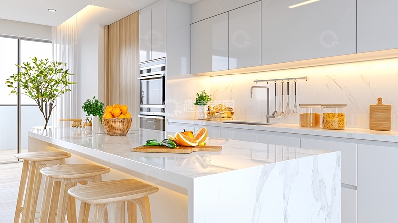 高清大图下载【趣麦麦图】现代简约厨房设计39