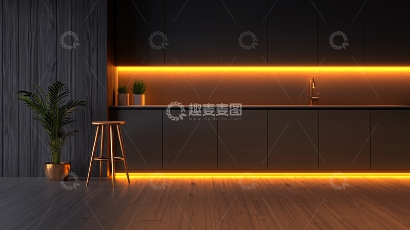 高清大图下载【趣麦麦图】现代简约厨房设计40