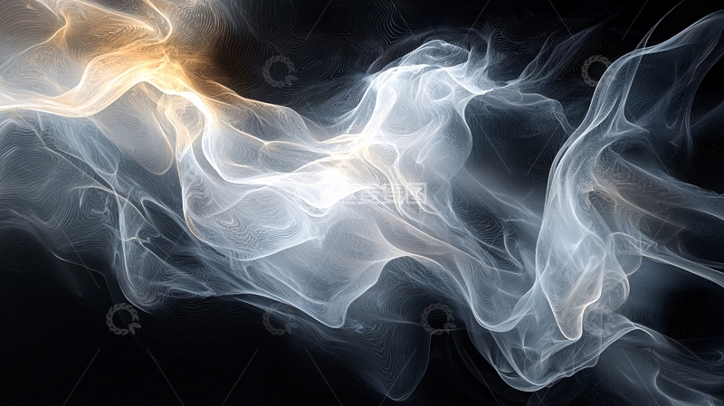 高清大图下载【趣麦麦图】抽象烟雾流动艺术背景