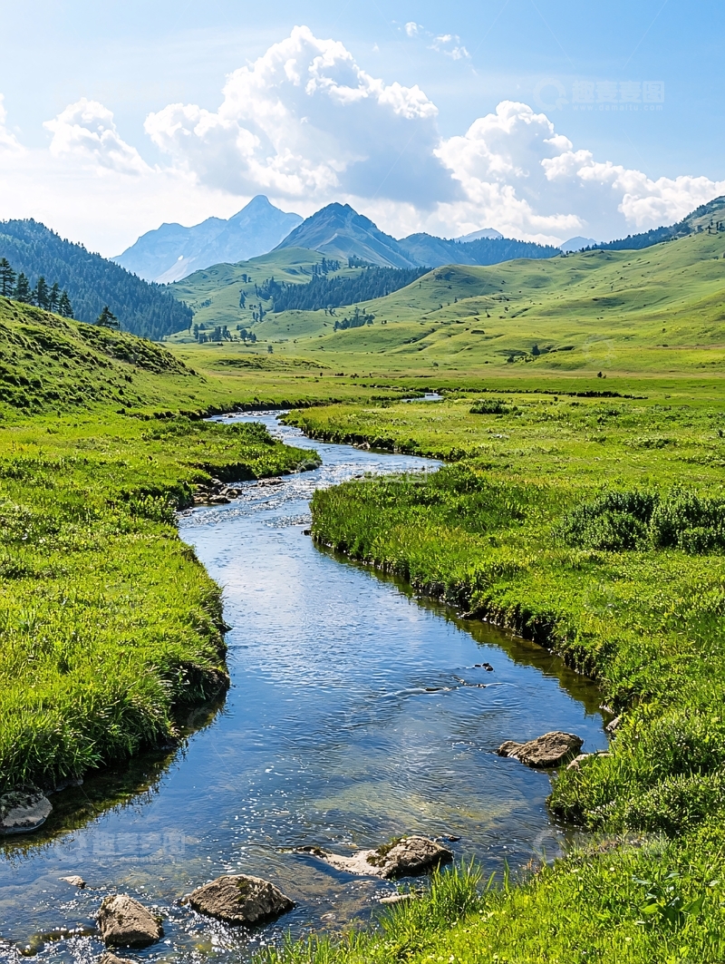 高清大图下载【趣麦麦图】青山绿水高清图片