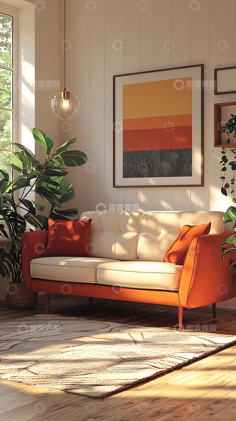 高清大图下载【趣麦麦图】现代简约客厅装饰设计