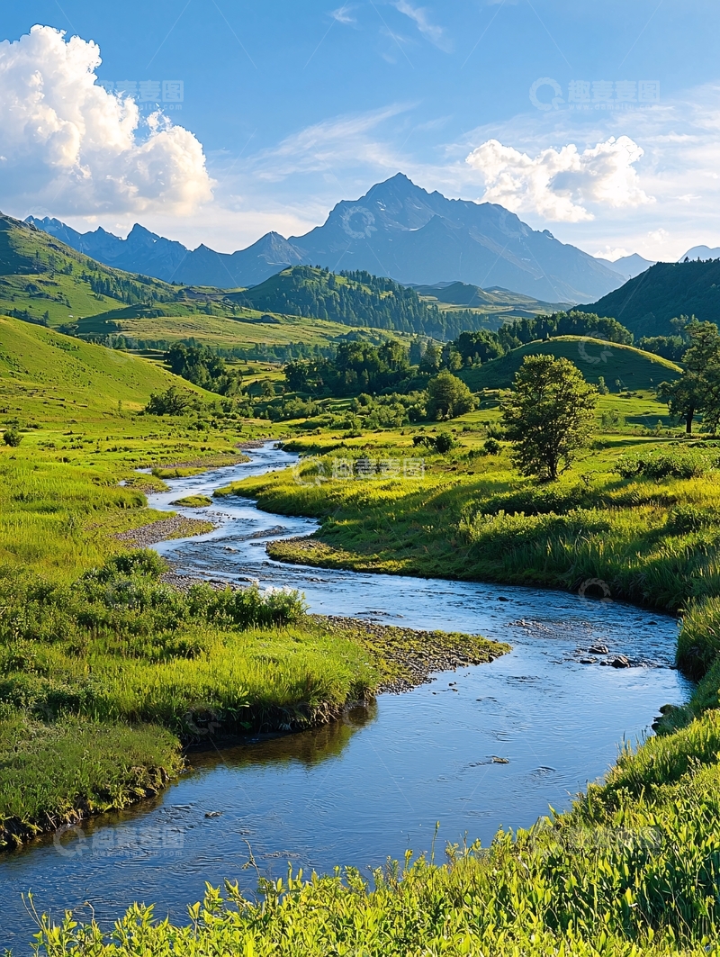 高清大图下载【趣麦麦图】青山绿水高清图片