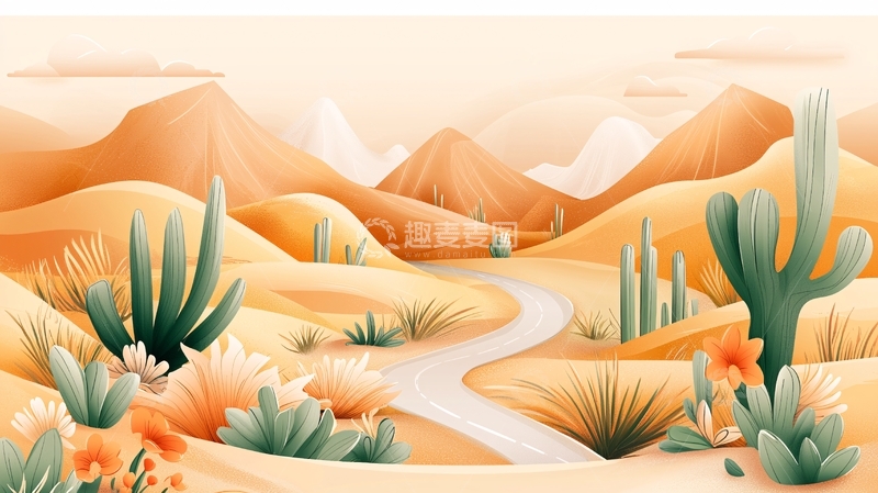 高清大图下载【趣麦麦图】沙漠景观高清图片
