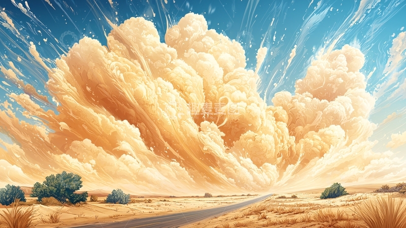高清大图下载【趣麦麦图】爆炸云雾高清图片