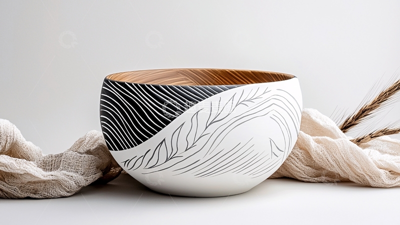 高清大图下载【趣麦麦图】现代简约风陶瓷碗