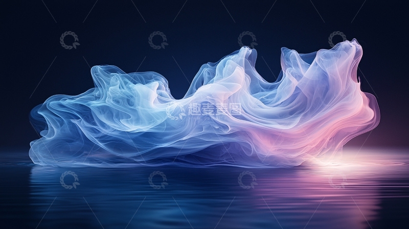 高清大图下载【趣麦麦图】梦幻色彩流动云雾