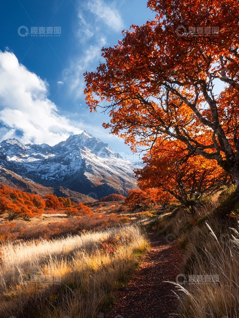 高清大图下载【趣麦麦图】秋日山景高清图片