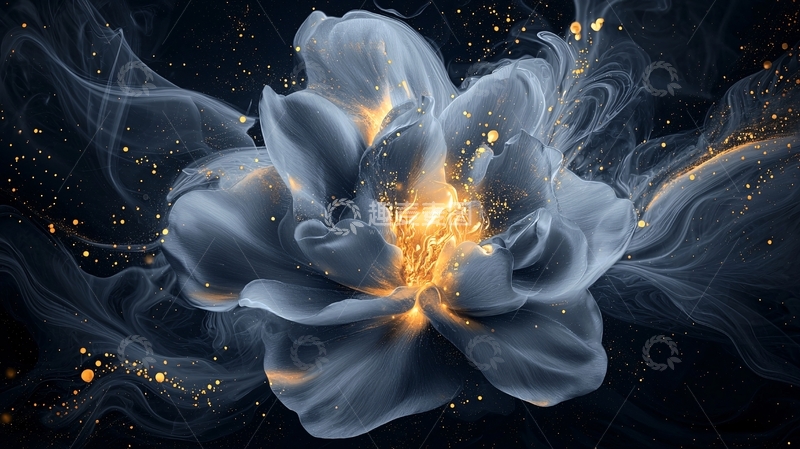 高清大图下载【趣麦麦图】梦幻烟花盛开的花朵