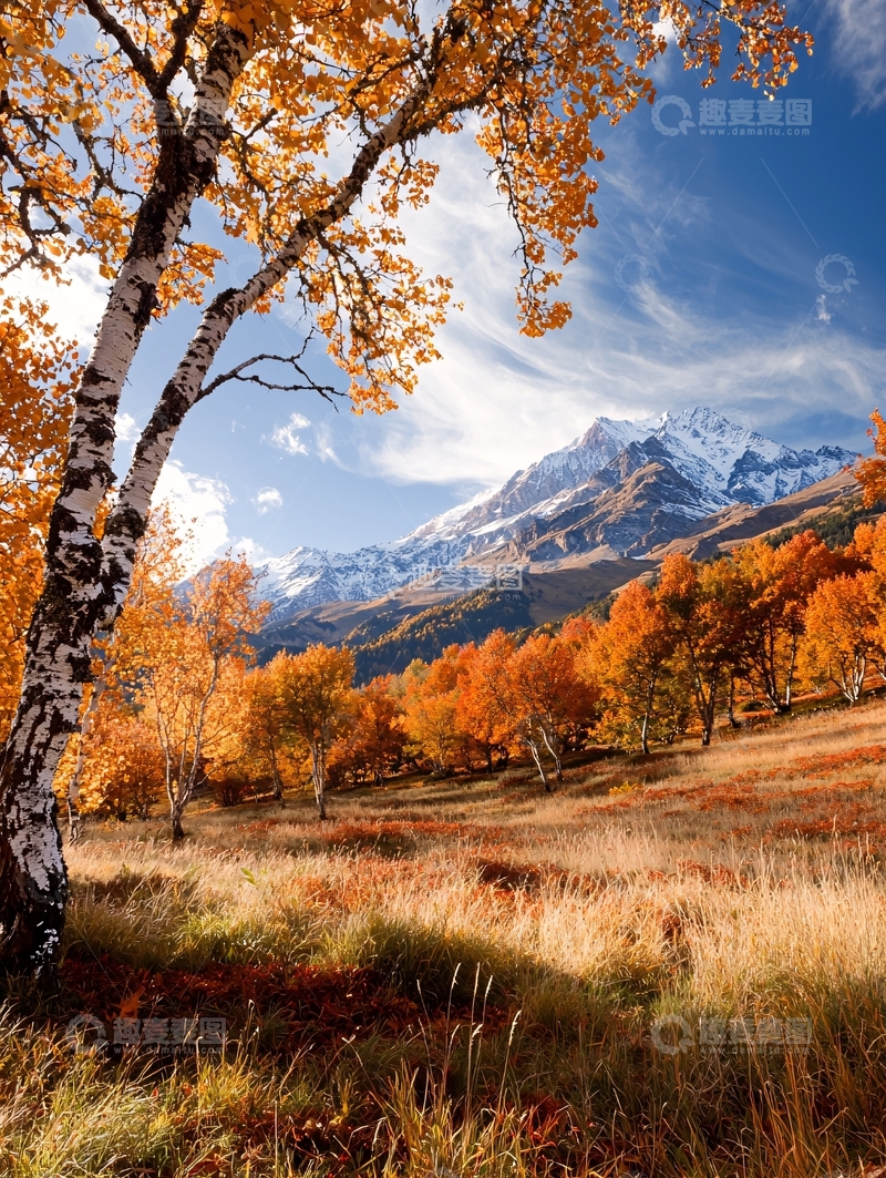 高清大图下载【趣麦麦图】秋日山景高清图片