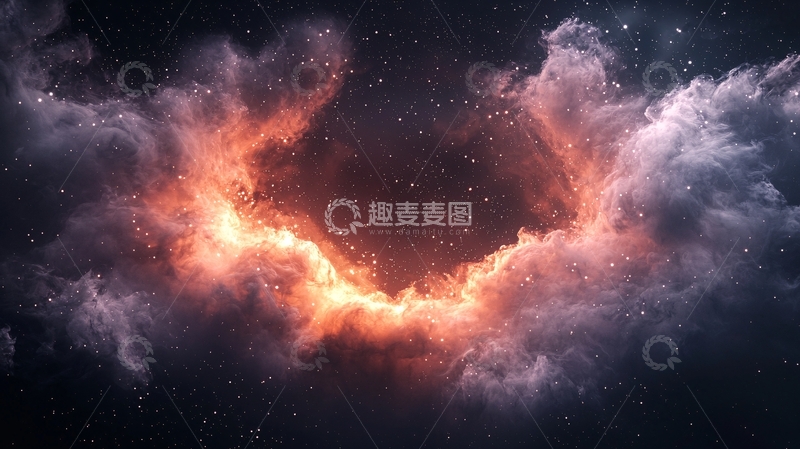 高清大图下载【趣麦麦图】星云与星河的壮丽景象
