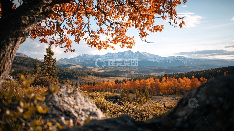 高清大图下载【趣麦麦图】秋日山景高清图片