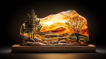 风景石雕高清图片