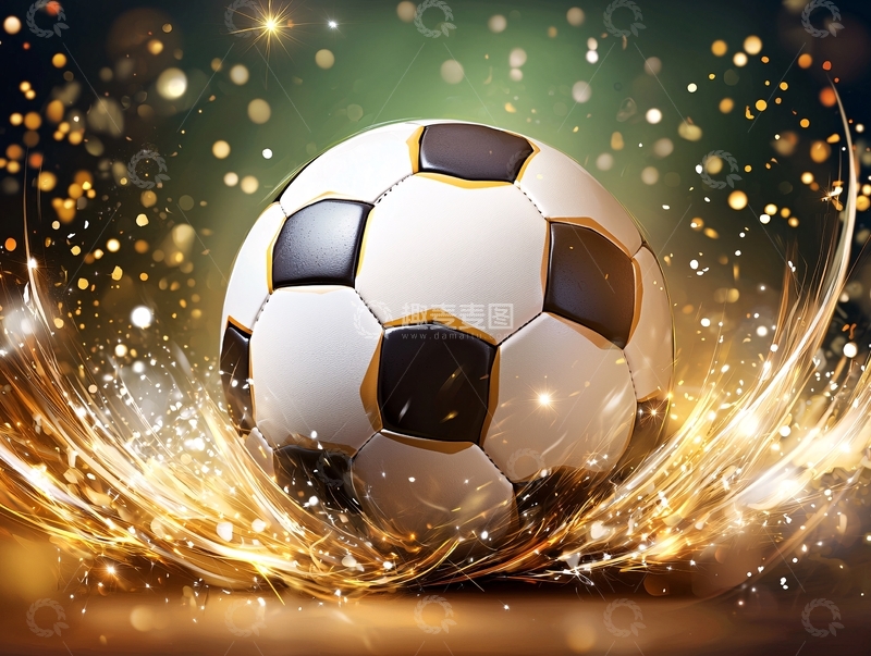 高清大图下载【趣麦麦图】动感足球运动背景素材