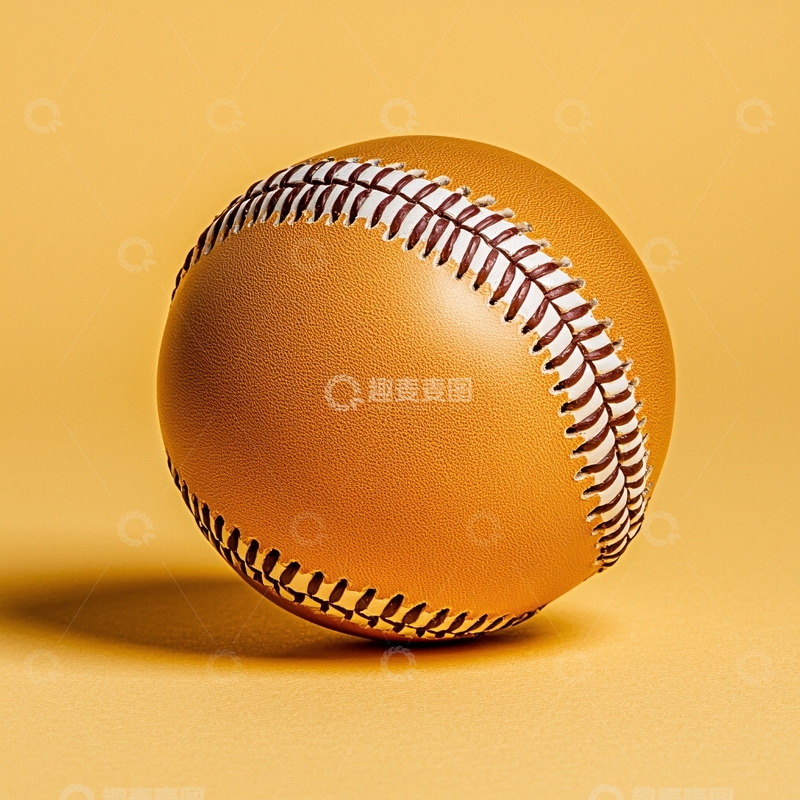 高清大图下载【趣麦麦图】金色棒球背景素材