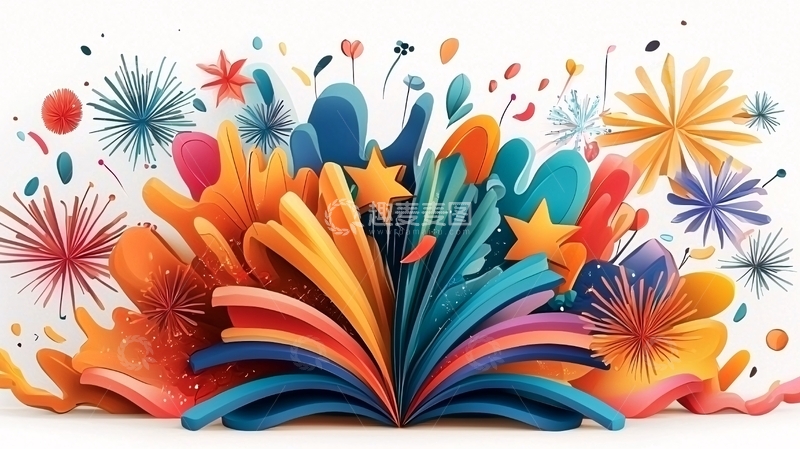 高清大图下载【趣麦麦图】彩色爆炸高清图片