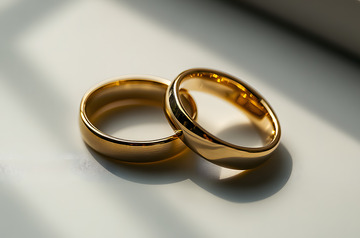 金戒指摄影1