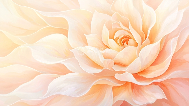 高清大图下载【趣麦麦图】柔美花卉艺术背景图