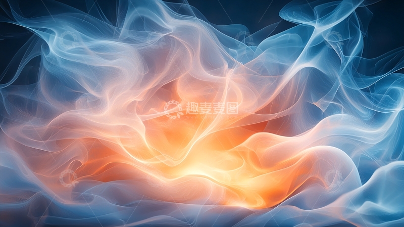 高清大图下载【趣麦麦图】抽象流动光影艺术背景