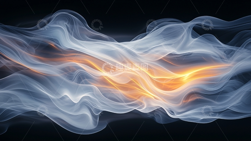高清大图下载【趣麦麦图】流动的光影抽象艺术背景