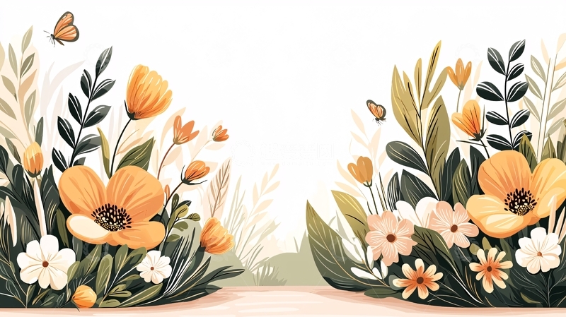 高清大图下载【趣麦麦图】花朵植物清新背景