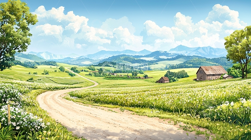 高清大图下载【趣麦麦图】田园风光高清图片