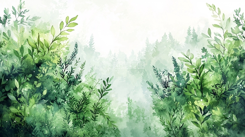 高清大图下载【趣麦麦图】绿色树木高清图片