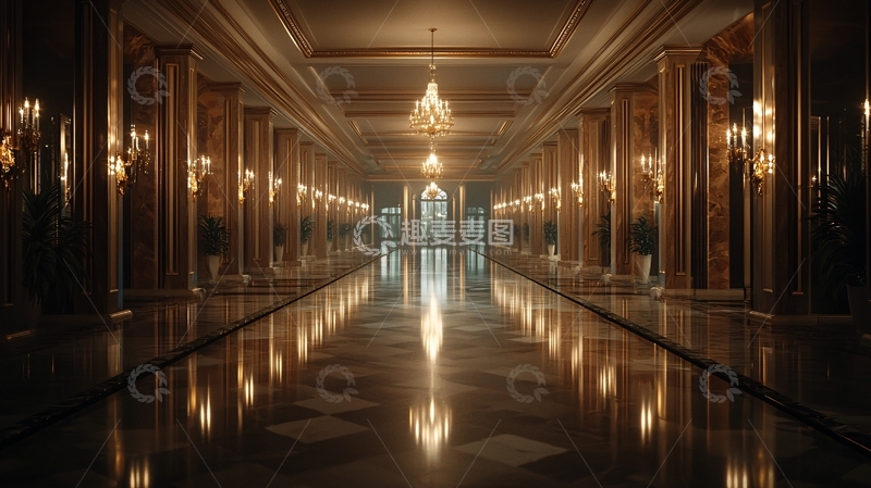 高清大图下载【趣麦麦图】庄严大厅高清图片
