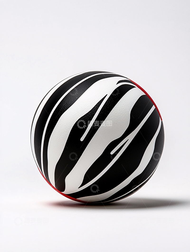 高清大图下载【趣麦麦图】黑白条纹球体设计元素