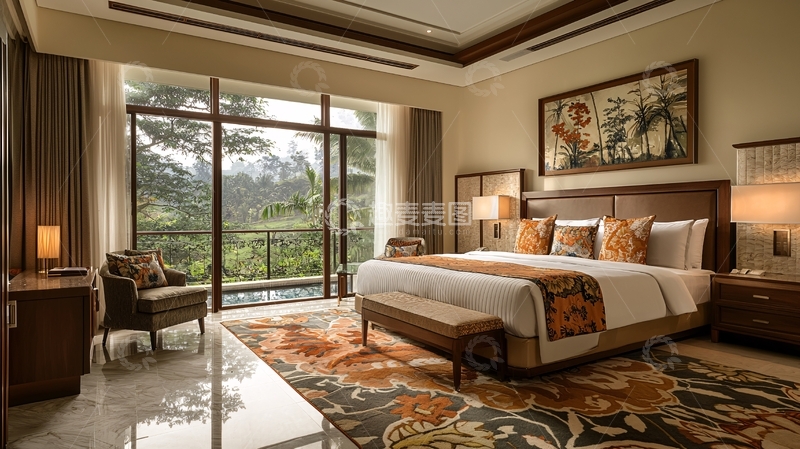 高清大图下载【趣麦麦图】卧室明亮宽敞