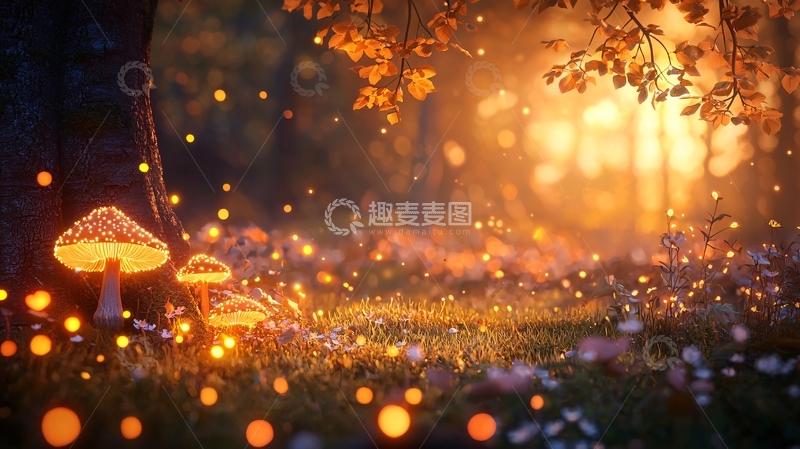 高清大图下载【趣麦麦图】梦幻森林高清图片