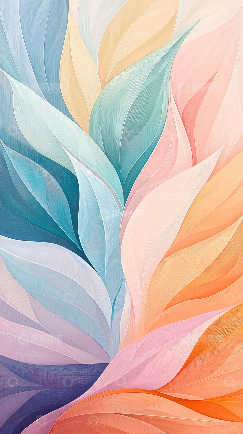 高清大图下载【趣麦麦图】抽象色彩渐变艺术背景