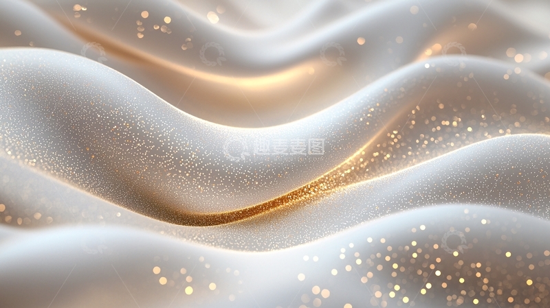 金色波纹背景素材