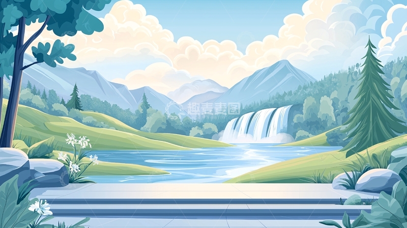 高清大图下载【趣麦麦图】清新唯美的山水风景